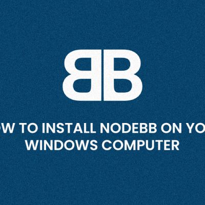 How to install Nodebb on Windows PC